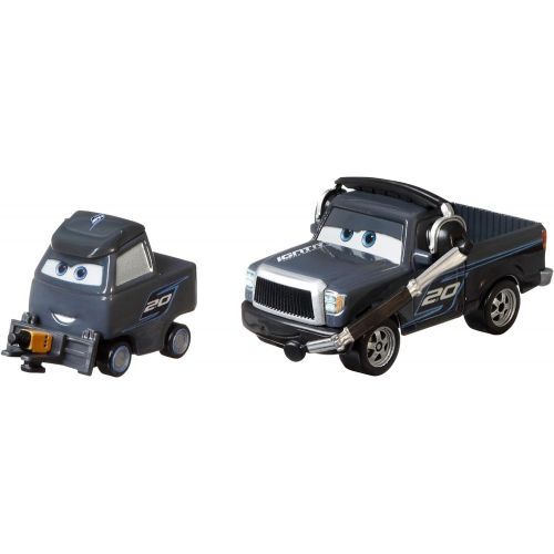 마텔 Mattel Cars Disney Pixar 2 Pack, Ray Reverham & Laura Spinwell, 1:55 Scale Die Cast Fan Favorite Vehicles