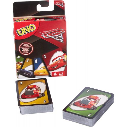 마텔 Mattel Games UNO Disney Pixar Cars