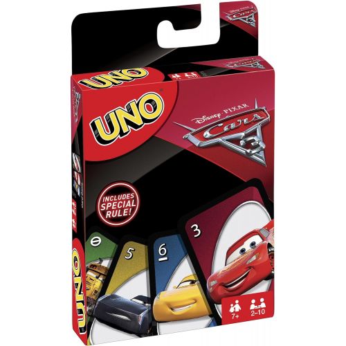 마텔 Mattel Games UNO Disney Pixar Cars