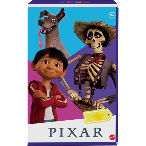마텔 Mattel Disney Pixar Coco Miguel & Dante Action Figure 2 Pack, Highly Posable Authentic Painted Face Detail, Collectible Movie Toy, Kids Gift Ages 3 Years Old & Up