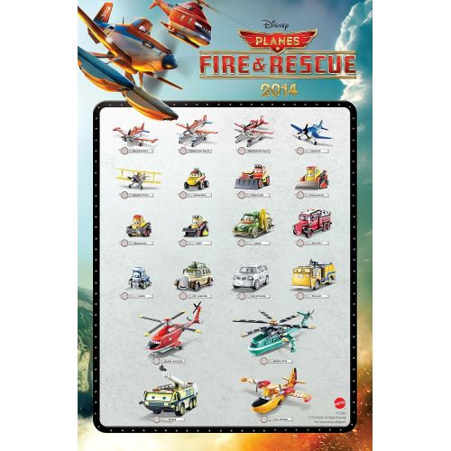 마텔 Mattel Disney Planes Fire and Rescue Chug Die cast Vehicle