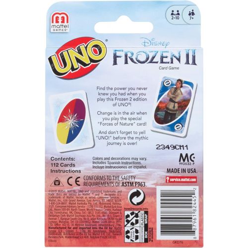 마텔 Mattel Games UNO Disney Frozen II