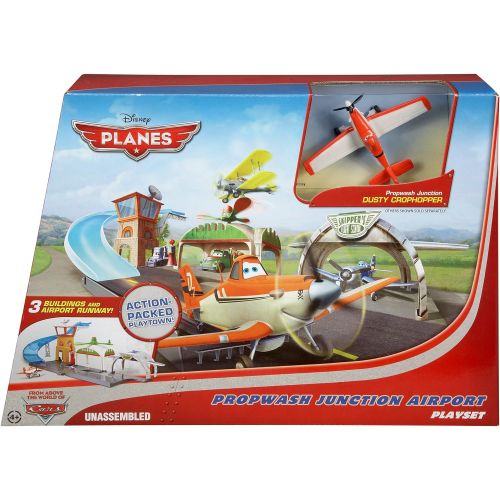 마텔 Mattel Disney Planes Propwash Junction Airport Playset