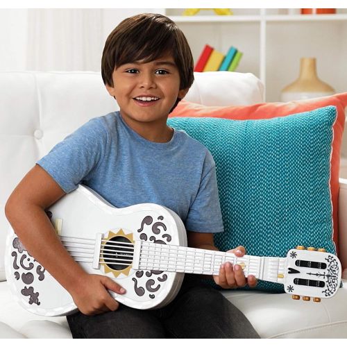 마텔 Mattel Disney/Pixar Coco Guitar, Playable Musical Toy with Chord Chart, Approx 25 in (63.5 cm) Long for Kids Ages 3 Years Old & Up [Amazon Exclusive]