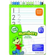 [아마존베스트]Mattel Leapfrog Numbers Dry Erase Activity Book for Grades K-1 with Washable Dry Erase Marker (19451)
