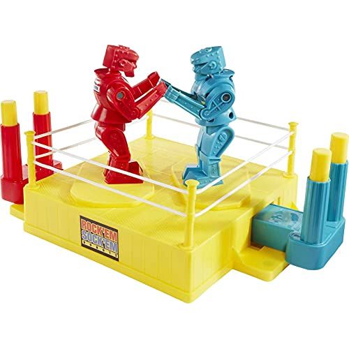 마텔 [아마존베스트]Mattel Games Rock Em Sock Em Robots: you control the battle of the robots in a boxing ring