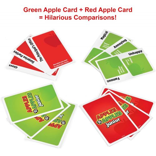마텔 [아마존베스트]Mattel Games Apples to Apples Junior - The Game of Crazy Comparisons (Packaging May Vary)