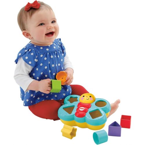 마텔 Mattel Fisher-Price Butterfly Shape Sorter