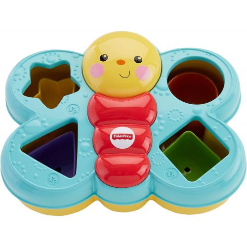 마텔 Mattel Fisher-Price Butterfly Shape Sorter