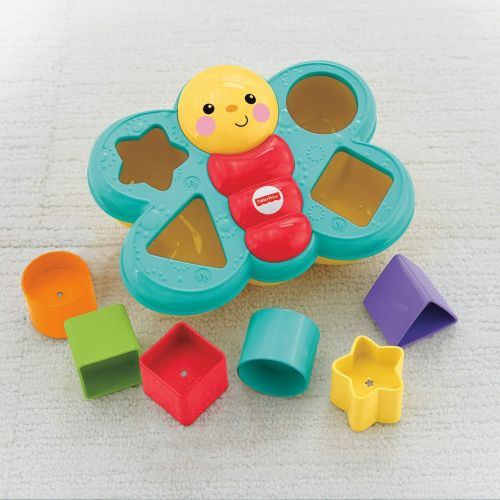 마텔 Mattel Fisher-Price Butterfly Shape Sorter