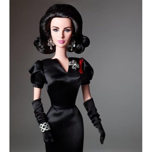 마텔 Barbie Classic Violet Eyes Elizabeth Taylor 12 inch Doll by Mattel Toys