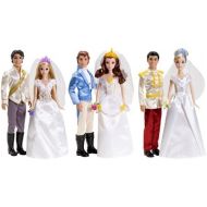 Mattel Disney Princess Fairytale Wedding 6-Doll Gift Set