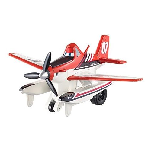 마텔 Mattel Disney Planes: Fire & Rescue Pull & Fly Firefighter Dusty Vehicle