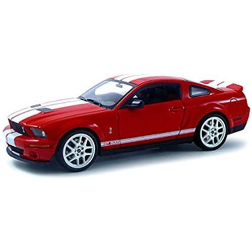 마텔 Ford SHELBY GT500 Hot Wheels Elite Red 2007 Shelby Mustang GT 500 Limited Edition 1:18 Scale Collectible Die Cast Metal Toy Car Model