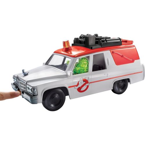 마텔 Mattel Ghostbusters ECTO-1 Vehicle and Slimer Figure