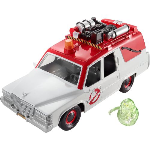 마텔 Mattel Ghostbusters ECTO-1 Vehicle and Slimer Figure