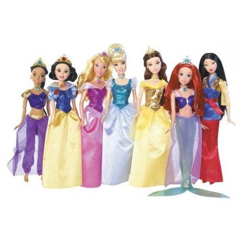 마텔 Mattel Disney Princess Shimmer Doll Collection