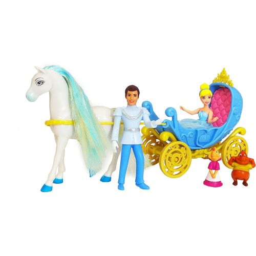 마텔 Mattel Disney Princess Little Kingdom Cinderella Story Bag