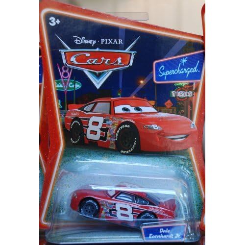 마텔 Mattel Disney Cars New Dale Earnhardt Jr, Mario Andretti, Darrell Cartrip Set