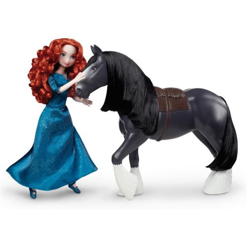 마텔 Mattel DisneyPixar Brave Merida & Angus Giftset