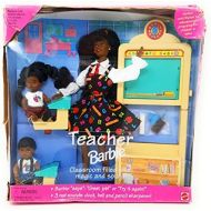 Mattel 1995 AA Teacher Barbie with 2 Students