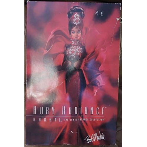 마텔 Mattel Ruby Radiance The Jewel Essence Collection Barbie Fashion Doll by Bob Mackie