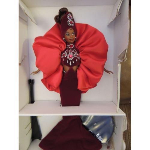 마텔 Mattel Ruby Radiance The Jewel Essence Collection Barbie Fashion Doll by Bob Mackie