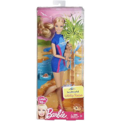 마텔 Mattel Barbie I can be...SeaWorld Wildlife Rescuer