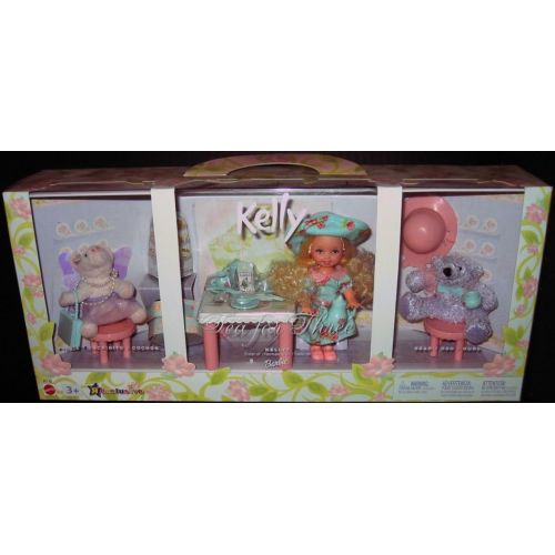 마텔 Mattel Kelly Doll Playset Tea For Three Giftset Retired (2002)