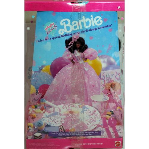 마텔 Mattel Happy Birthday Barbie African American - #9561 - 1990