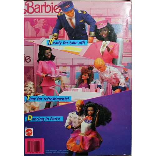마텔 Mattel Flight Time Black Barbie Gift Set #9916 (1989)