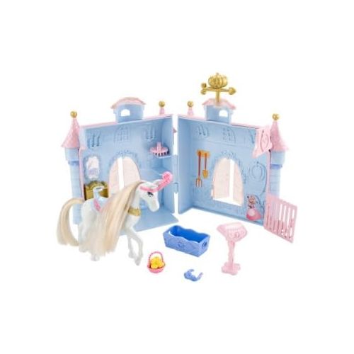 마텔 Mattel Disney Princess Royal Stable Cinderella Playset