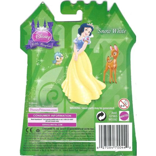마텔 Mattel, Disney Princess, Little Kingdom Mini Doll, Snow White, 3.5 Inches