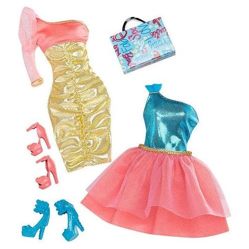마텔 Mattel Barbie Doll with Fashion Outfit Assortment
