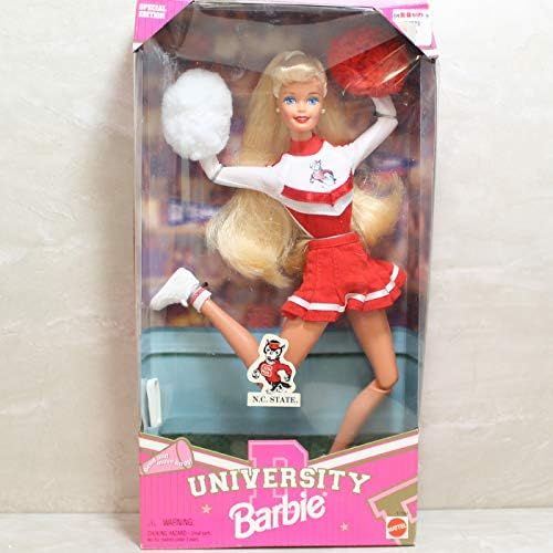 마텔 Barbie Doll Cheerleader North Carolina State 1996 by Mattel