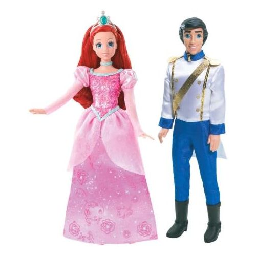 마텔 Mattel Disney Princess and Prince Ariel and Prince Eric Doll Set