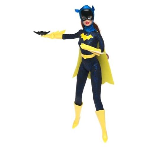 마텔 Mattel Barbie as BatGirl: 11.5 Collectible Doll with Stand and Character Logo from DC Comics Super Friends