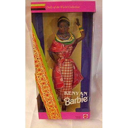 마텔 Mattel Barbie Dolls of the World Collector Series Vintage (1993) Kenyan
