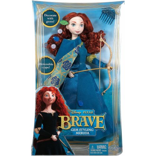 마텔 Mattel DisneyPixar Brave Gem Styling Merida Doll