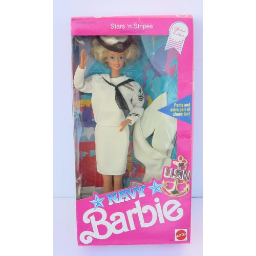 마텔 Mattel Barbie Star N Strips Navy