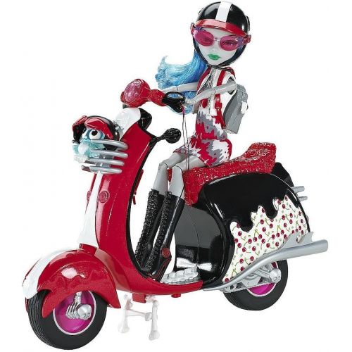 마텔 Mattel Monster High Exclusive Ghoulia Yelps Scooter and Doll Set