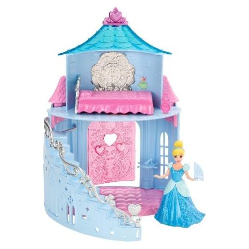 마텔 Mattel Disney Princess Little Kingdom MagiClip Cinderella Playset