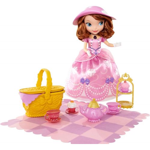 마텔 Mattel Disney Sofia the First Tea Party Picnic Doll
