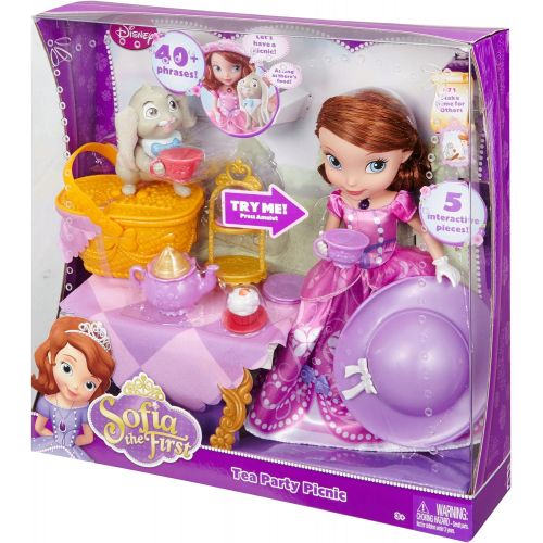 마텔 Mattel Disney Sofia the First Tea Party Picnic Doll