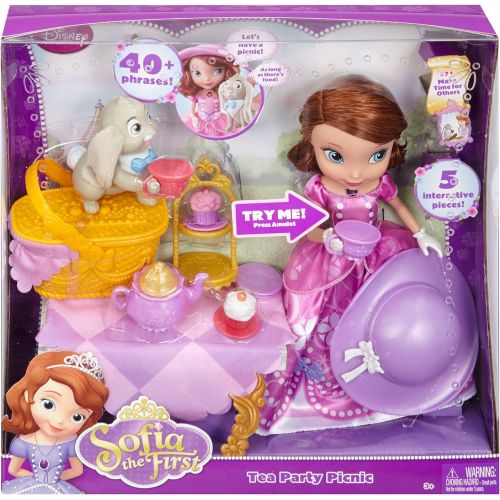 마텔 Mattel Disney Sofia the First Tea Party Picnic Doll