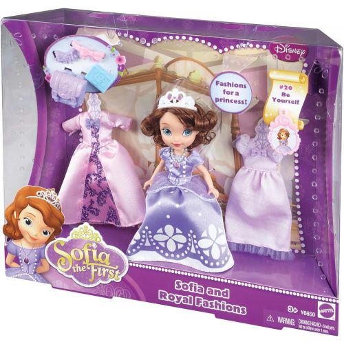 마텔 Mattel Disney Sofia The First Sofias Royal Fashion Doll with Gown