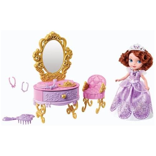 마텔 Mattel Disney Sofia The First Ready for The Ball Royal Vanity