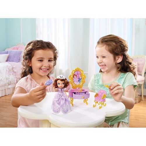 마텔 Mattel Disney Sofia The First Ready for The Ball Royal Vanity