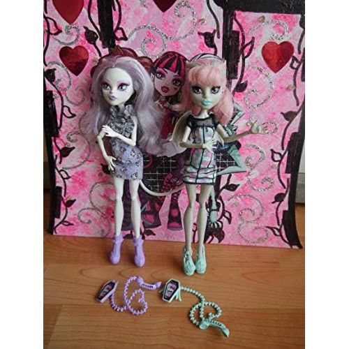 마텔 Mattel Monster High Ghoul Chat Doll 2-Pack Rochelle Goyle & Catrine DeMew