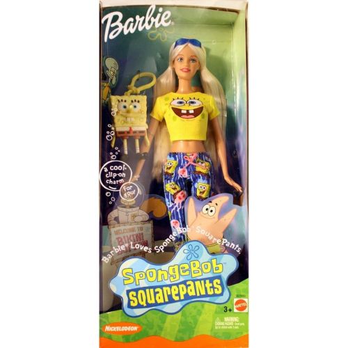 마텔 Mattel Barbie Loves Spongebob Squarepants - Pop Culture Barbie Doll